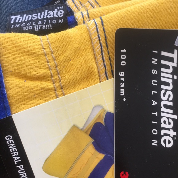 Condor Split Leather Cowhide Heavy Lined Industrial Work Gloves - Picture 7 of 9